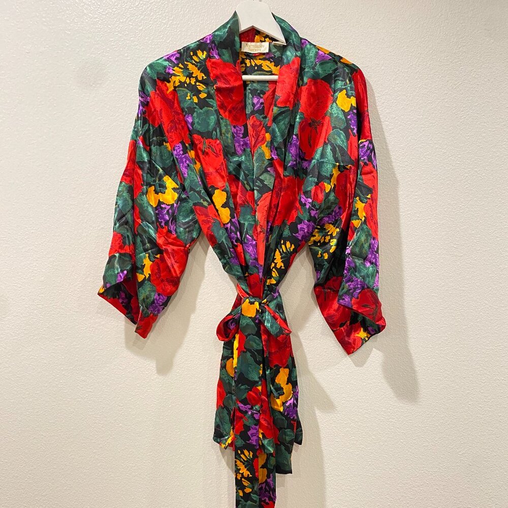 Victoria’s Secret Gold Label Vintage Floral Robe – Size Small